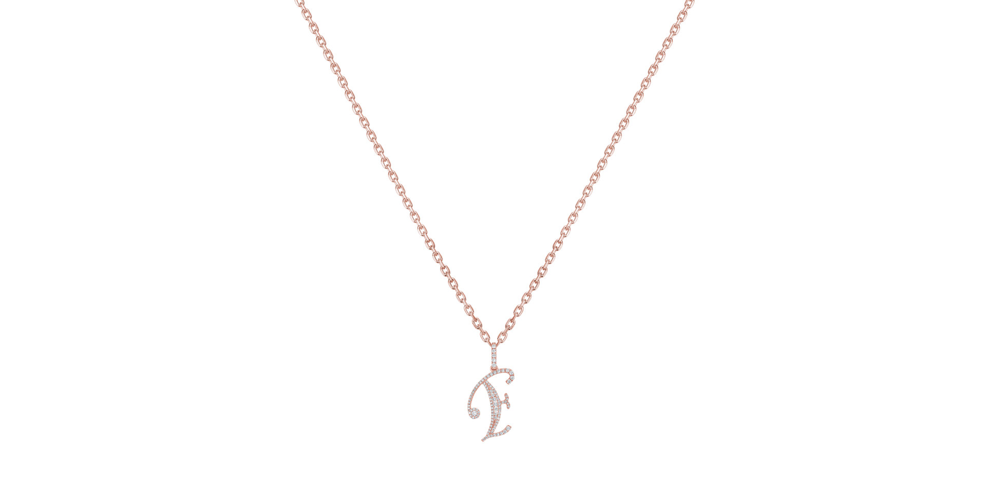 Přívěs s diamanty Passionate Letter