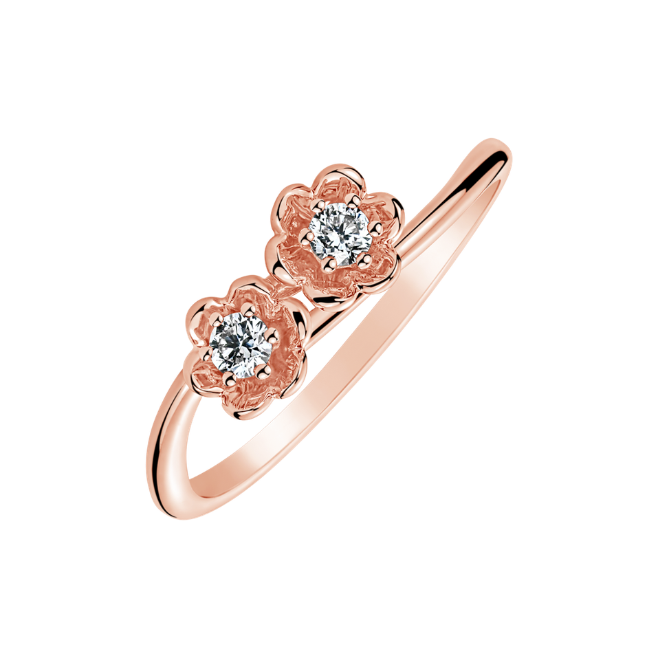 Prsten s diamanty Fortune Petals