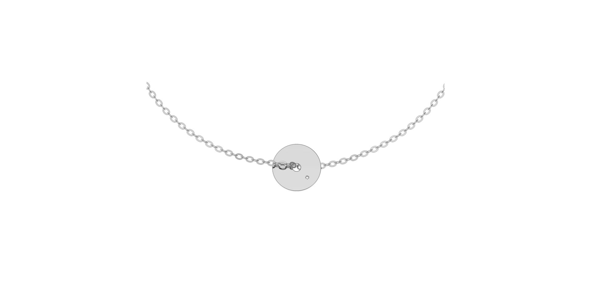 Náramek s diamantem Eternity