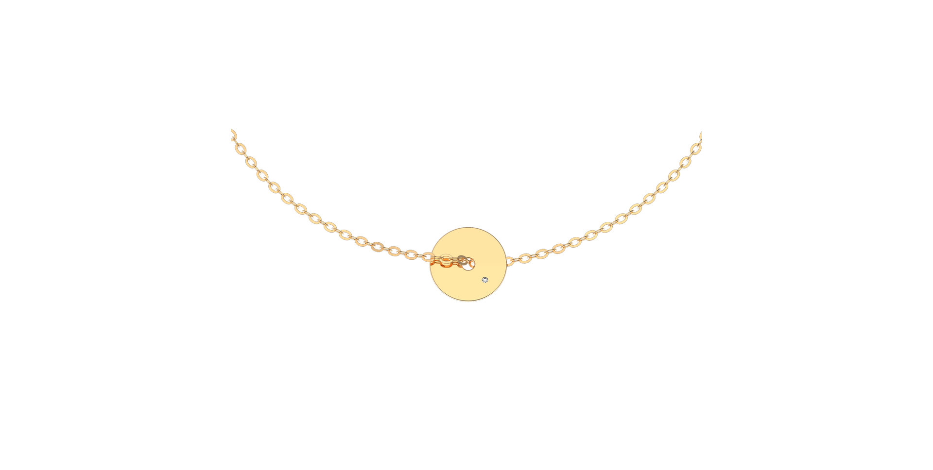 Náramek s diamantem Eternity