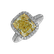 Prsten s bílými a žlutými diamanty Alchemy Gem2