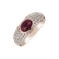 Prsten s rubínem a diamanty Crimson Petal2