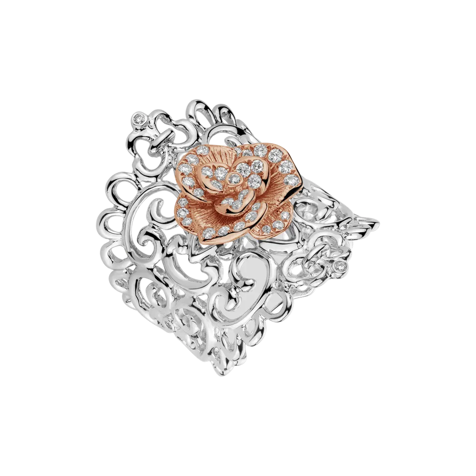 Prsten s diamanty Florian