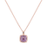 Náhrdelník s ametystem a diamanty Symmetrical Beauty2