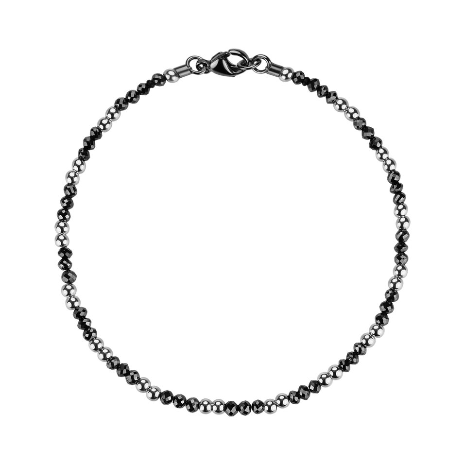 Náramek s černými diamanty Black Eminence