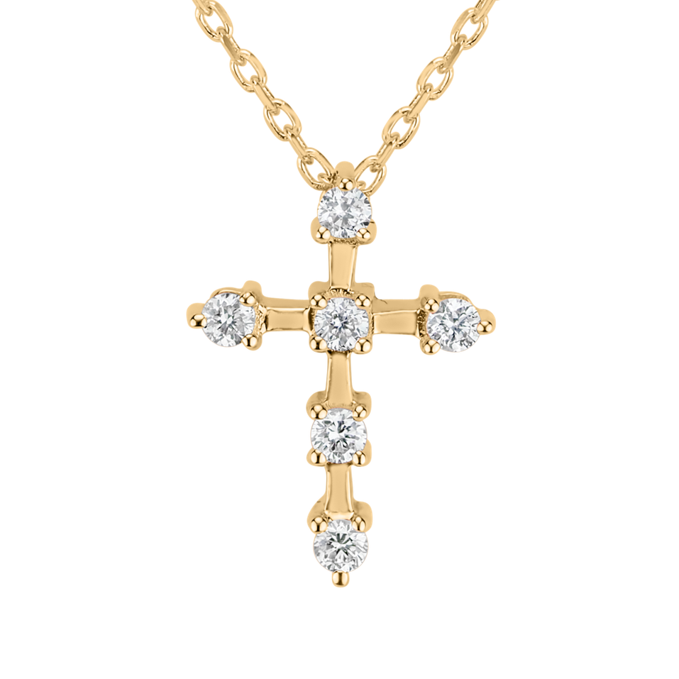 Náhrdelník s diamanty Sparkling Cross