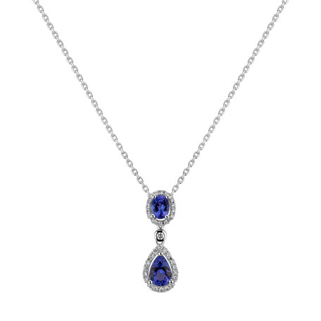 Přívěs s tanzanity a diamanty Personal Charm