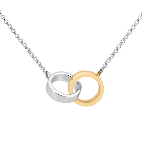 Náhrdelník s diamantem Eternal Circles