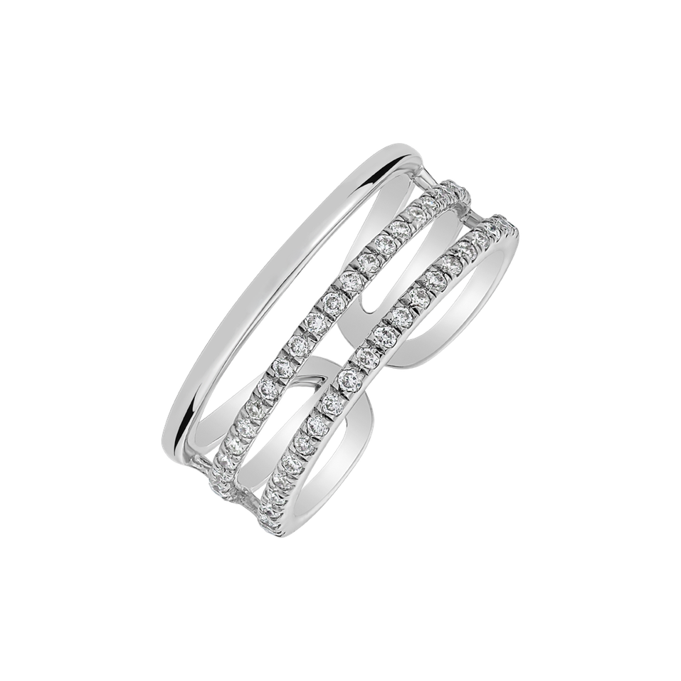 Prsten s diamanty Goddess Clotho