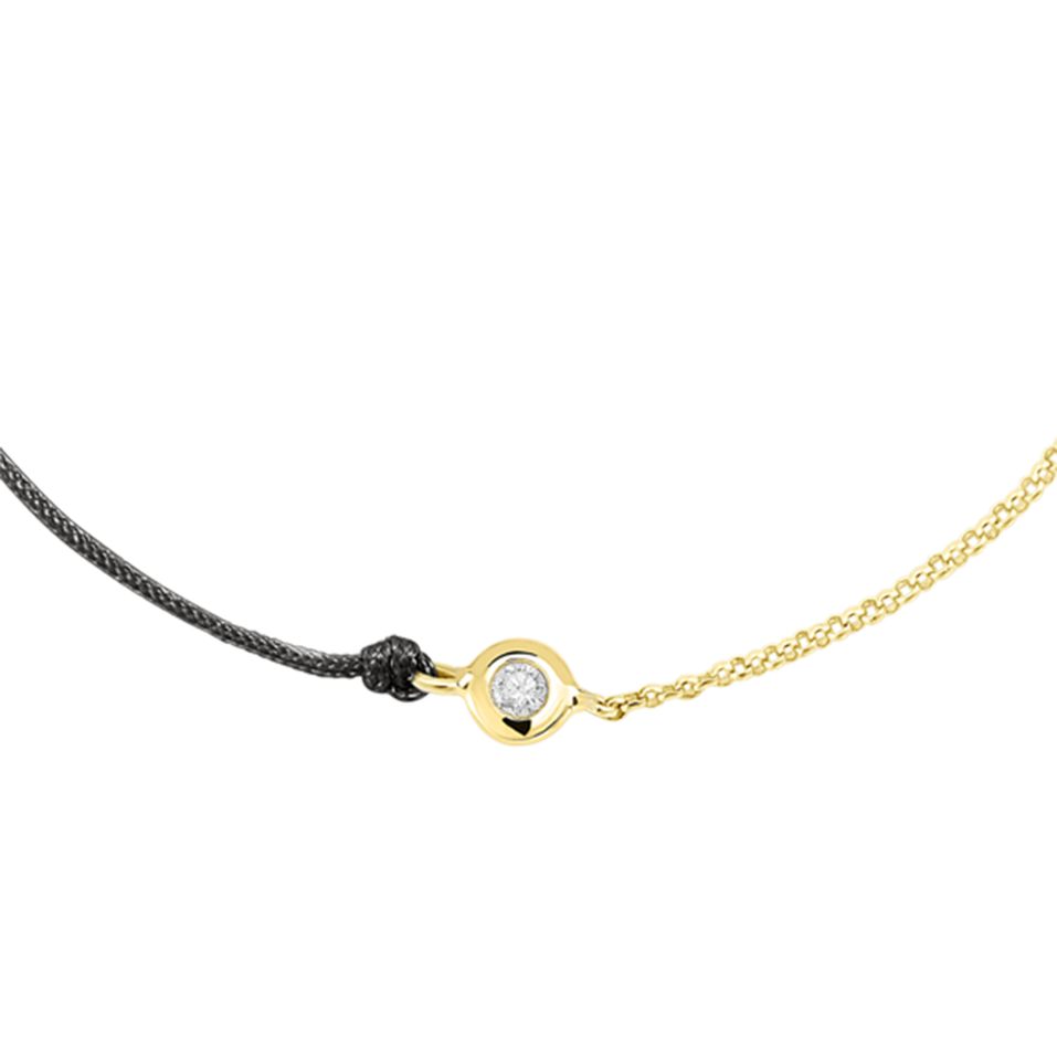 Diamantový náramek se šňůrkou Effect Diamond