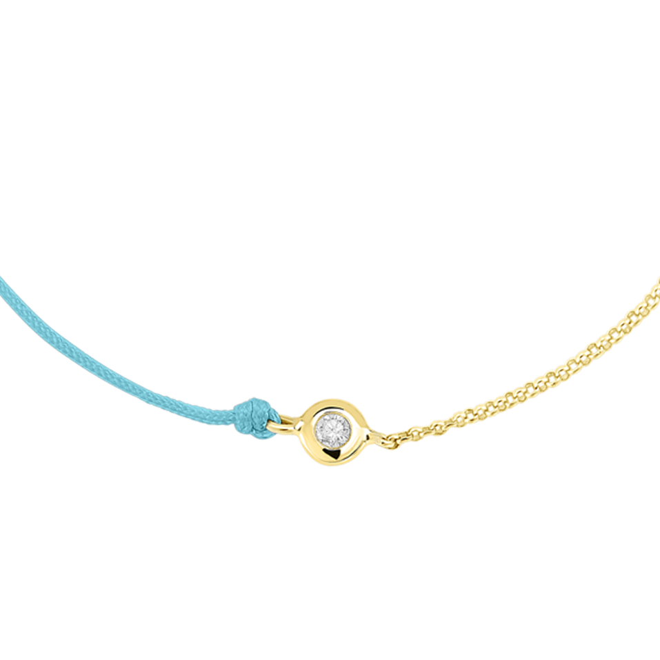 Diamantový náramek se šňůrkou Effect Diamond