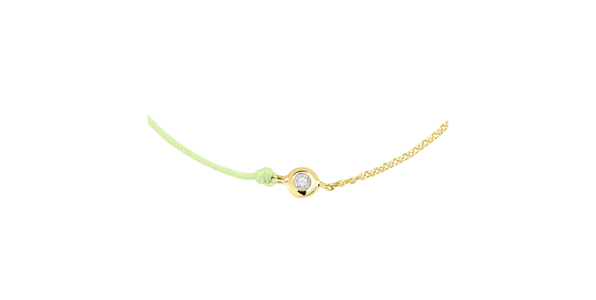 Diamantový náramek se šňůrkou Effect Diamond