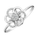 Prsten s diamanty Flower2