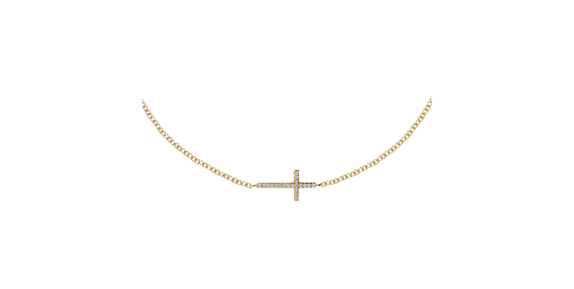 Náramek s diamanty Cross