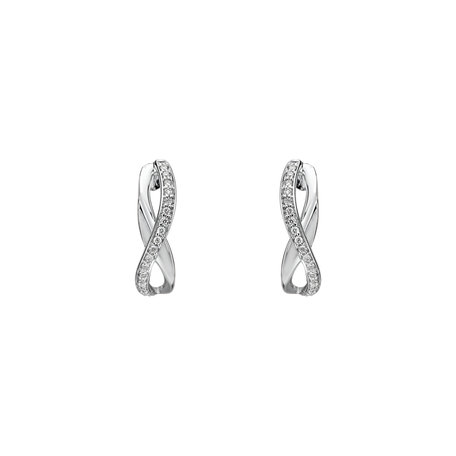 Náušnice s diamanty Infinite Glory