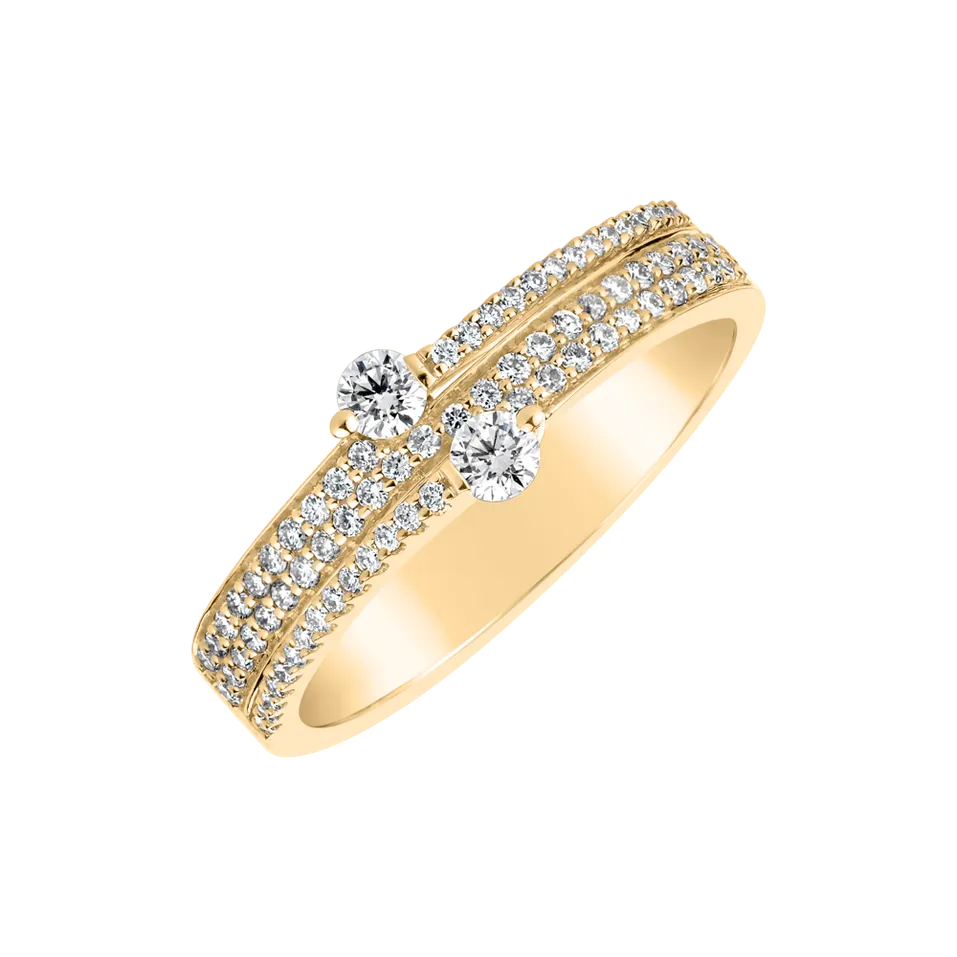 Prsten s diamanty Classy Coctail