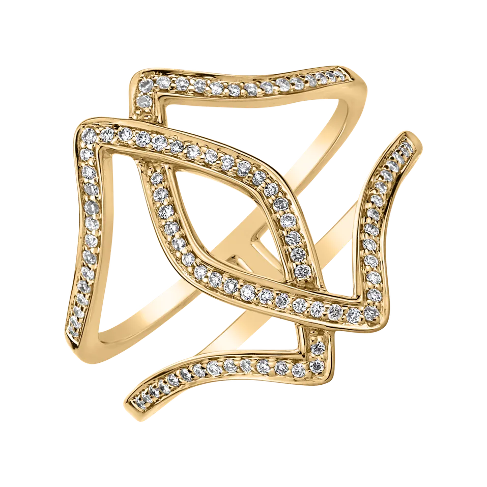 Prsten s diamanty Peaceful Charm