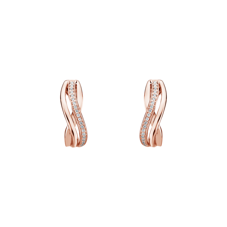 Náušnice s diamanty Glorious Secret