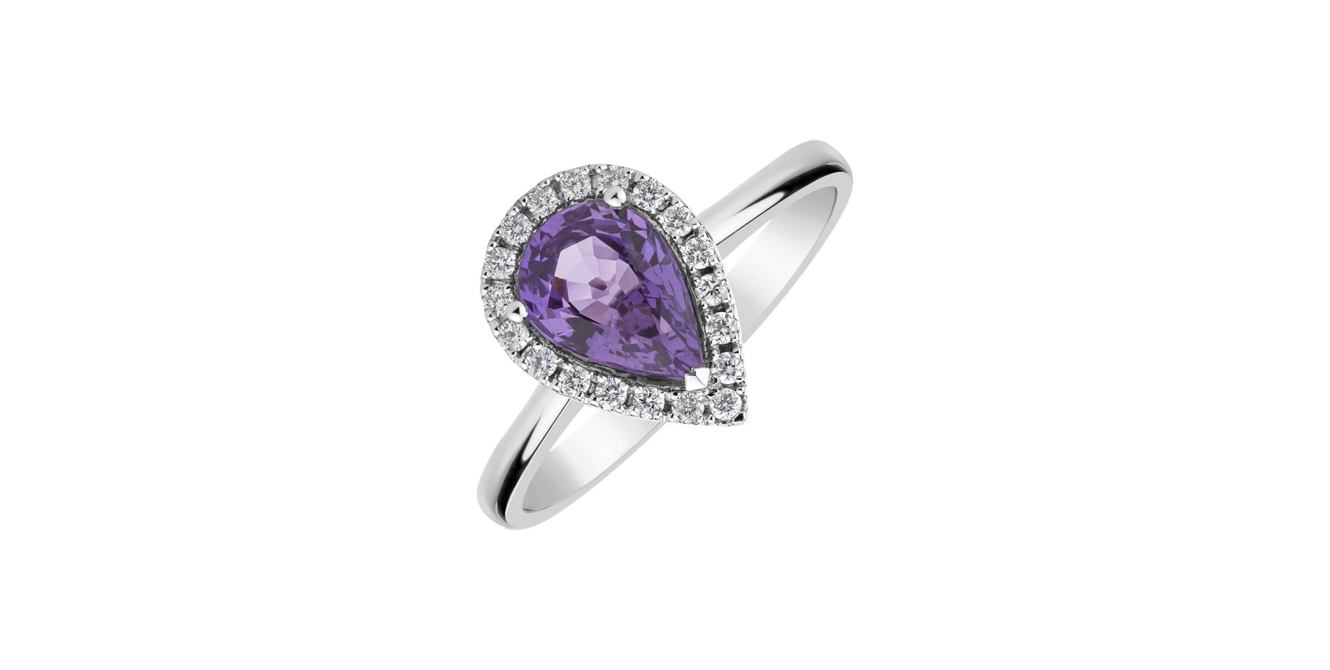 Prsten s safírem a diamanty Chronormu