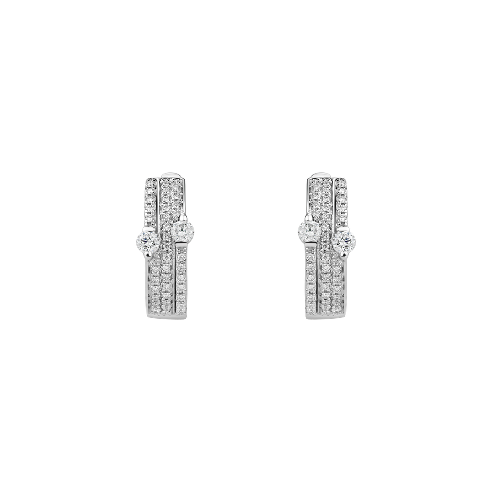 Náušnice s diamanty Ester