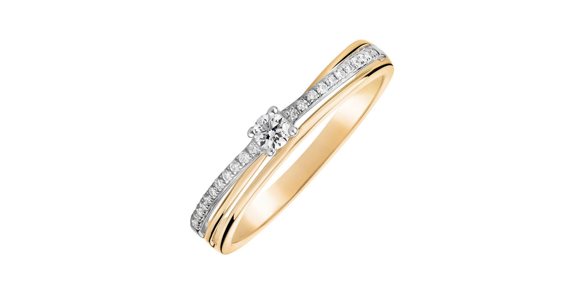 Prsten s diamanty Night Ray