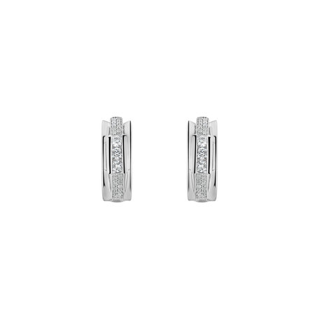 Náušnice s diamanty Amazing Mosaic