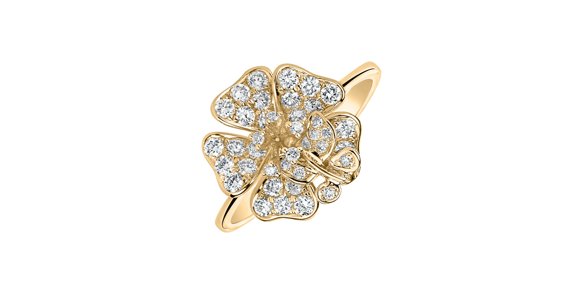 Prsten s diamanty Brilliant Flower