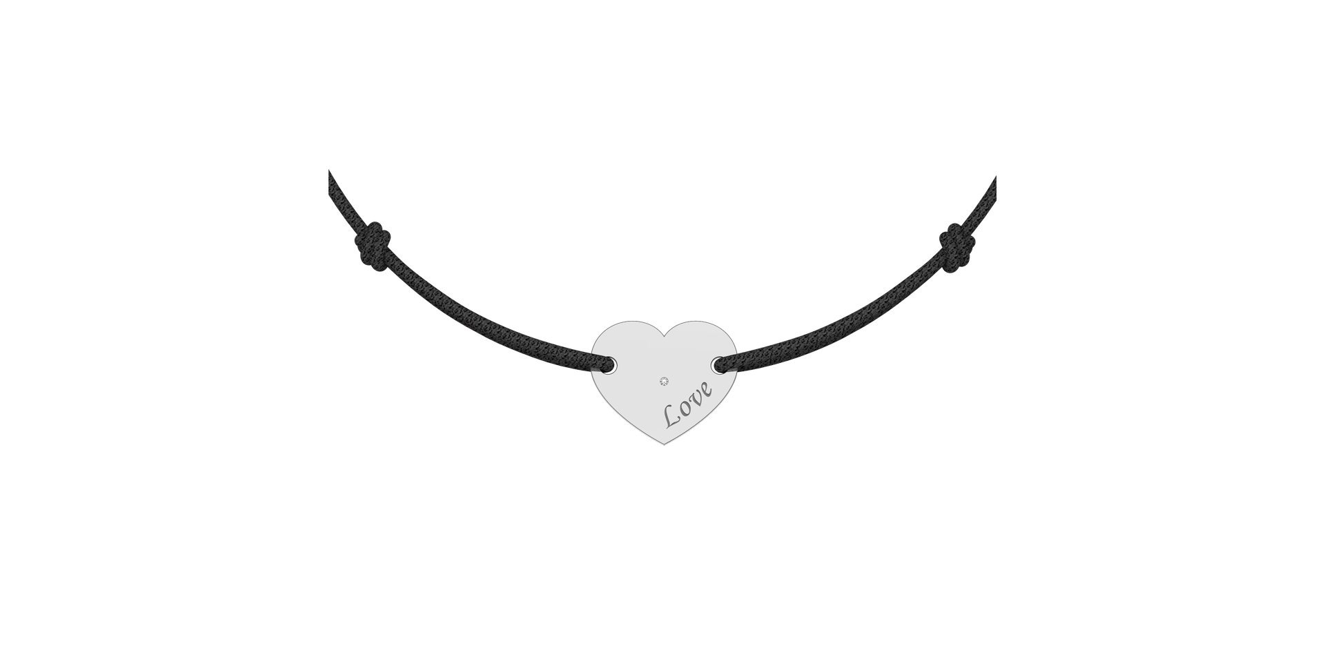 Náramek s diamantem Amour Gem