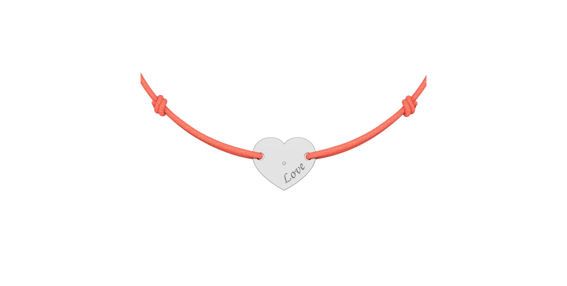 Náramek s diamantem Amour Gem