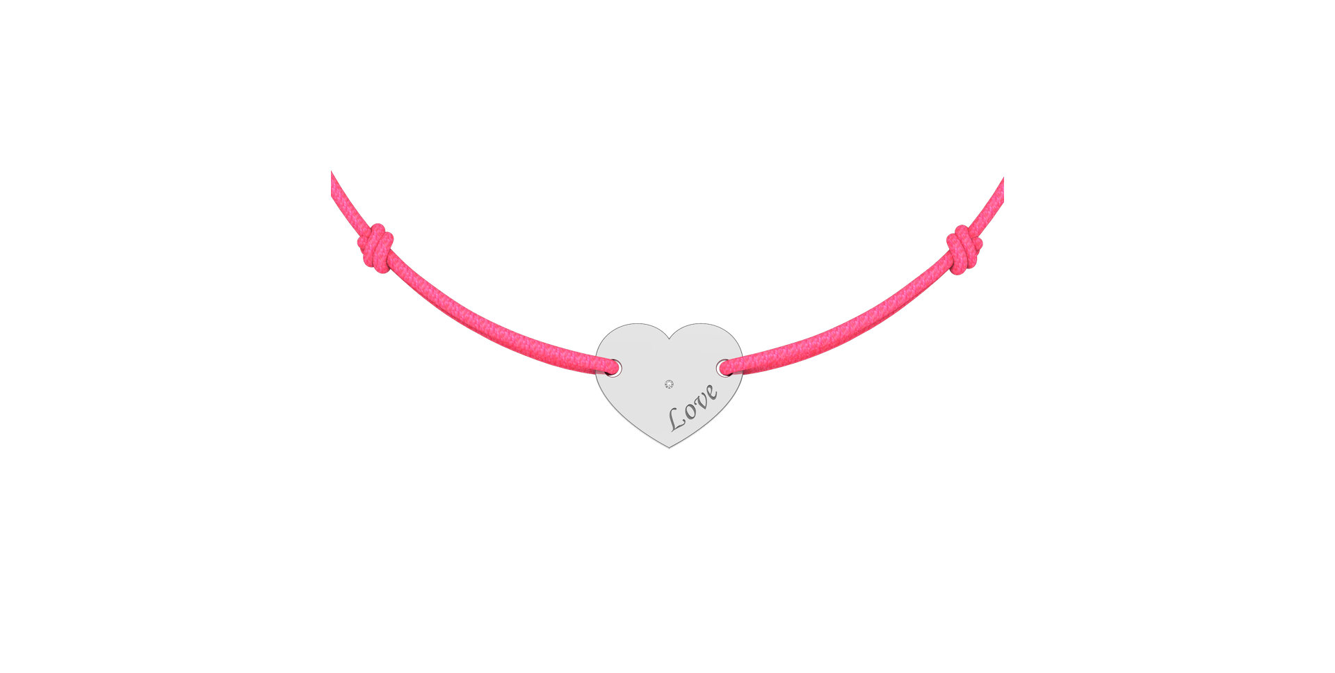 Náramek s diamantem Amour Gem