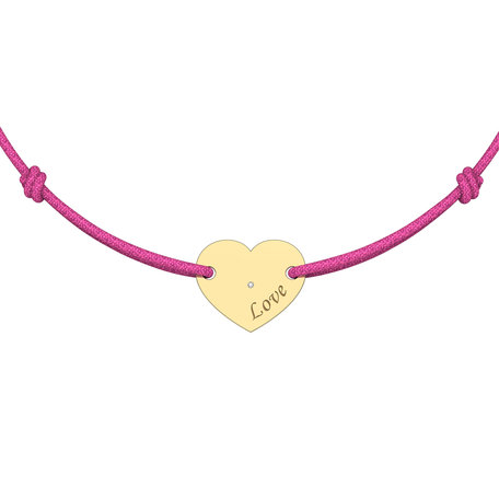 Náramek s diamantem Amour Gem