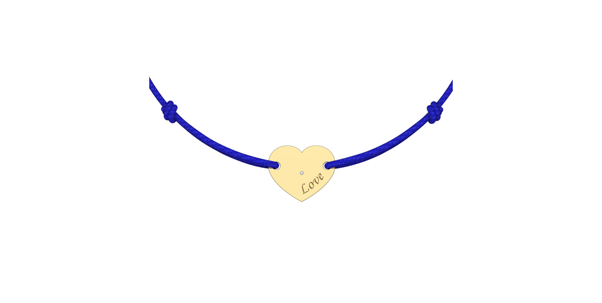 Náramek s diamantem Amour Gem