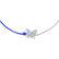 Diamantový náramek se šňůrkou Diamond Butterfly2