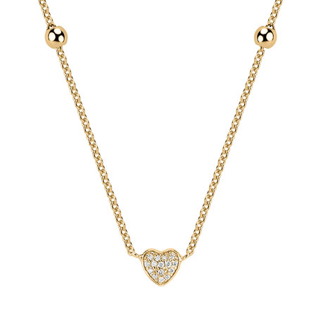 Náhrdelník s diamanty Tender Heart