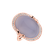 Prsten s chalcedonem a diamanty Lilac Shade2