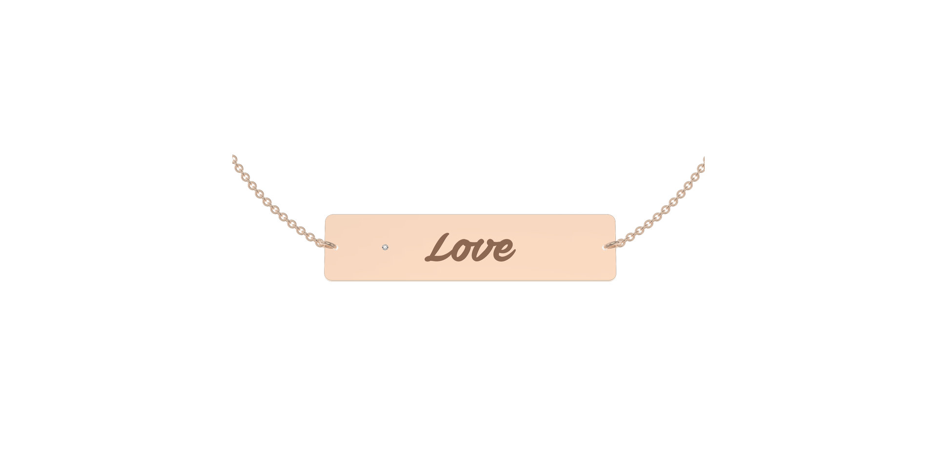 Náramek s diamantem Me and You