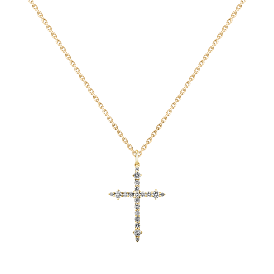 Přívěs s diamanty Eternal Faith