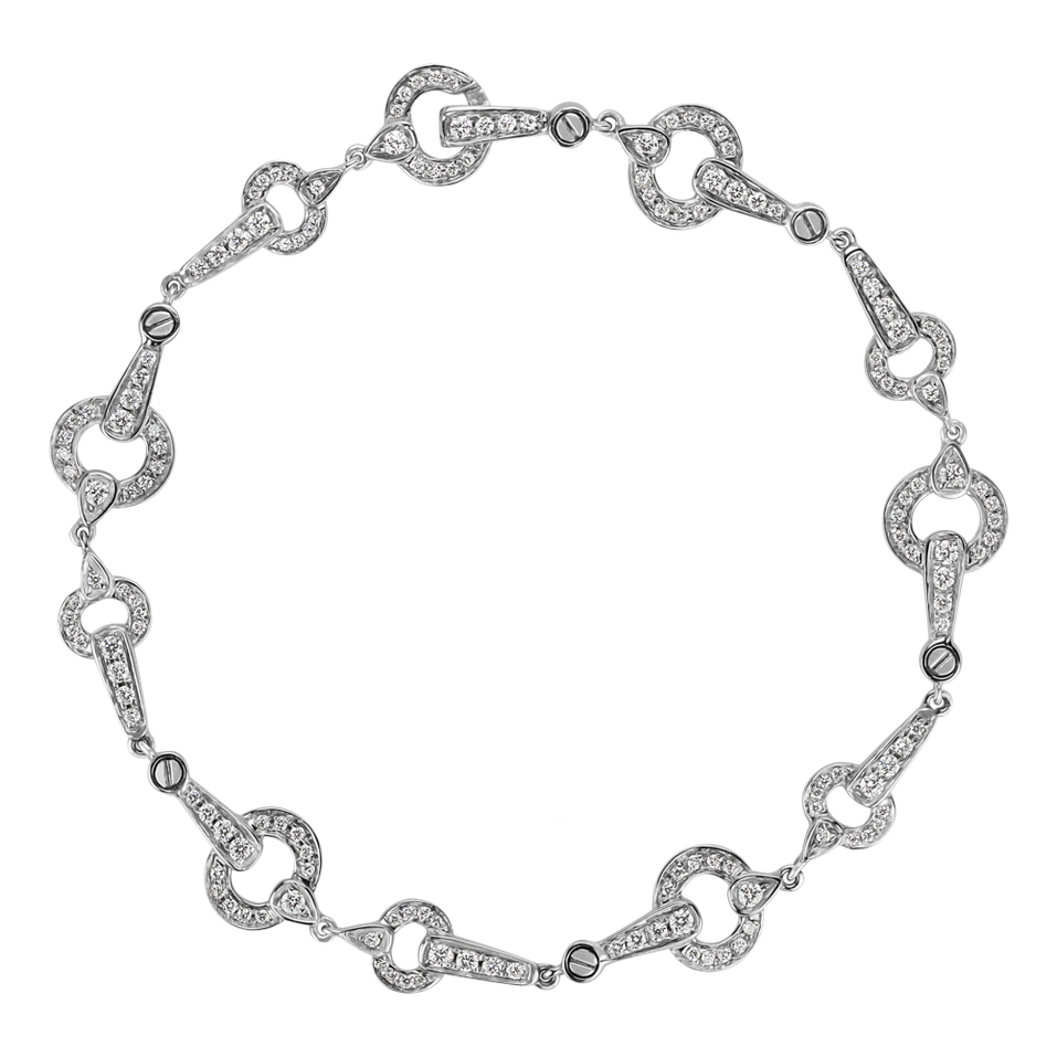 Náramek s diamanty Tancredi