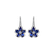 Náušnice s diamanty a safíry Shinning Campanula2