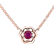 Náhrdelník s rubínem Flower Gem2