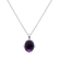 Náhrdelník s ametystem a diamanty Drop Blossom2
