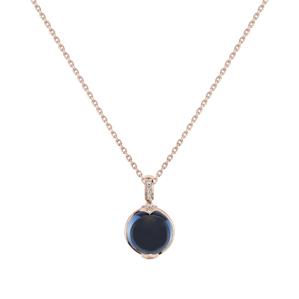 Přívěs s topazem a diamanty Fairy Blossom