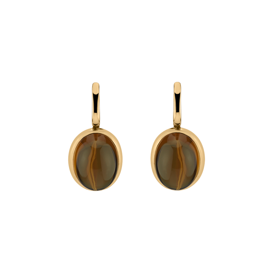 Náušnice s quartzem Miracle Cosmos