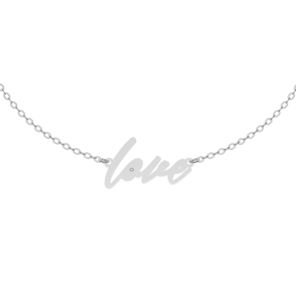 Náramek s diamantem Love Maker