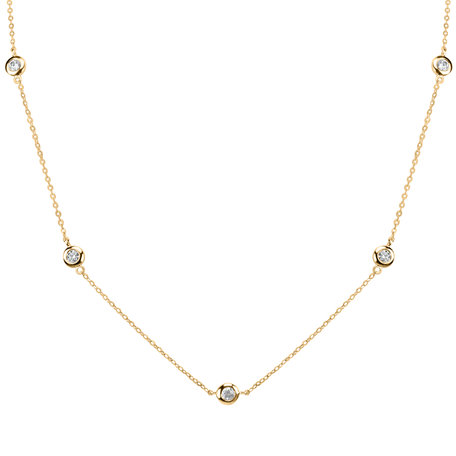 Náhrdelník s diamanty Dots
