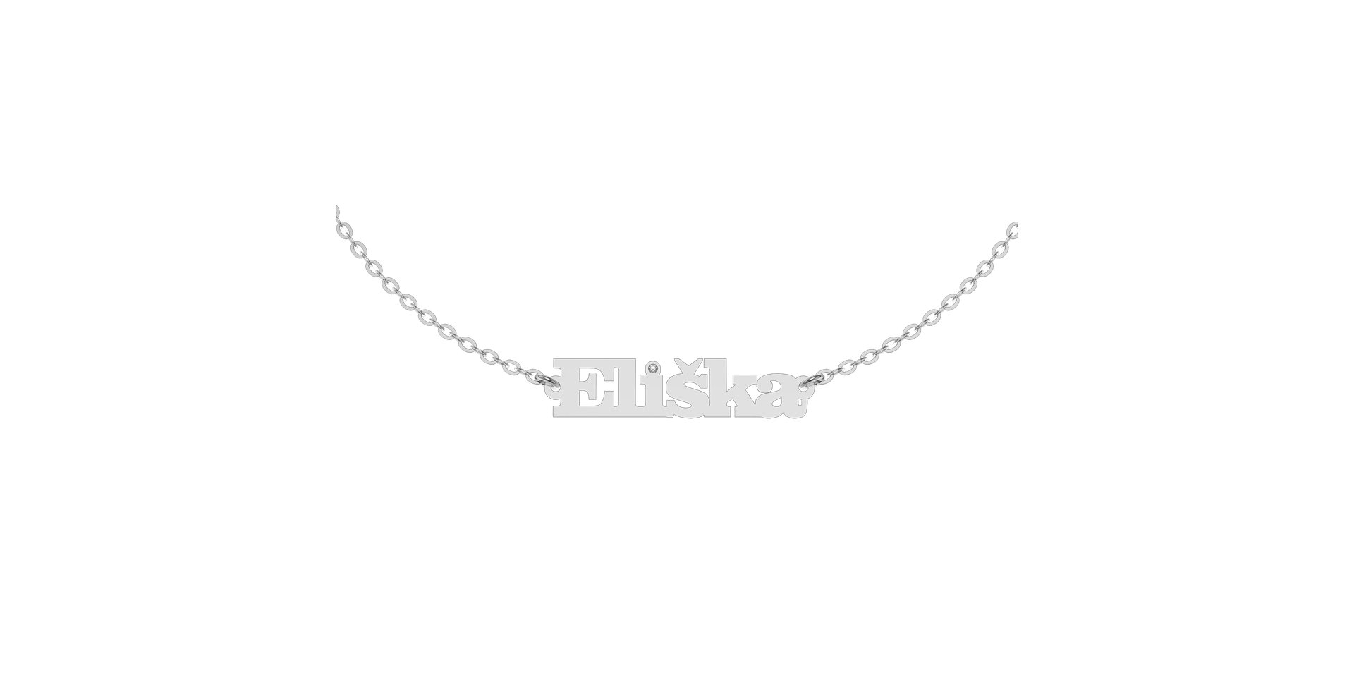 Náramek s diamantem Name