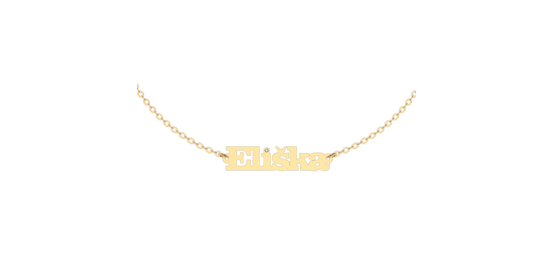 Náramek s diamantem Name