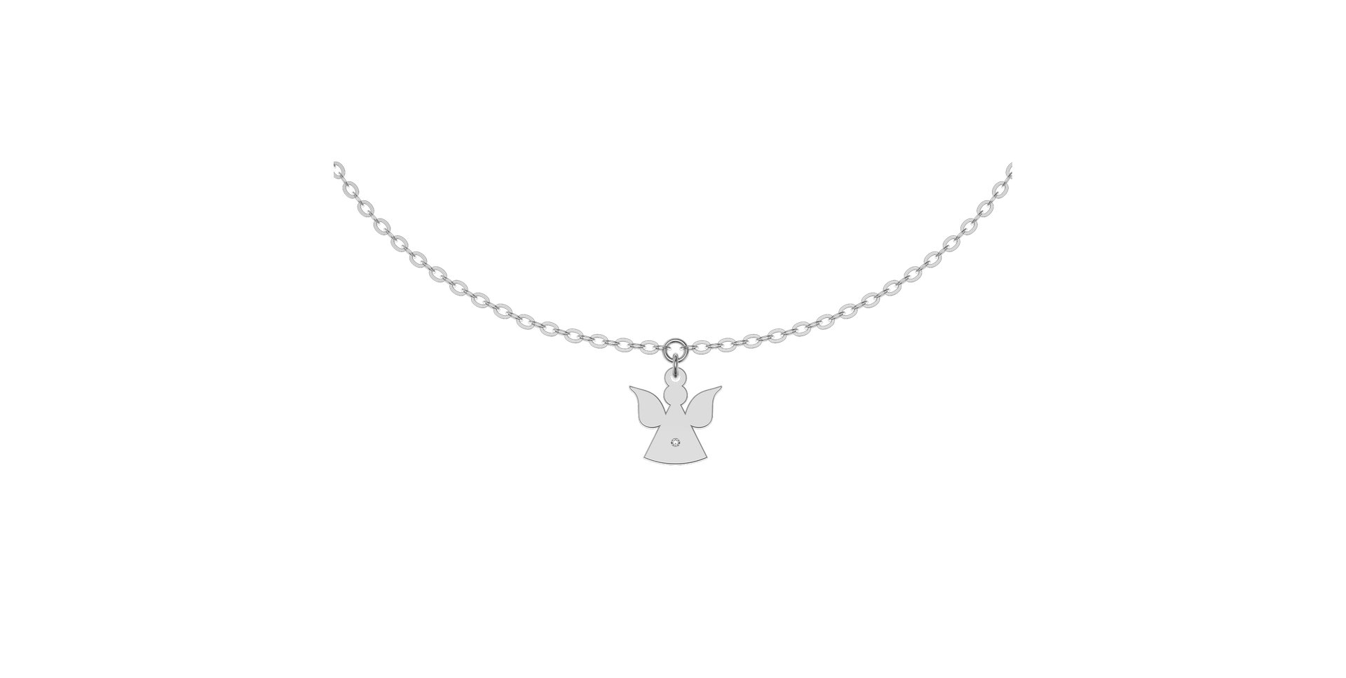 Náramek s diamantem Angel