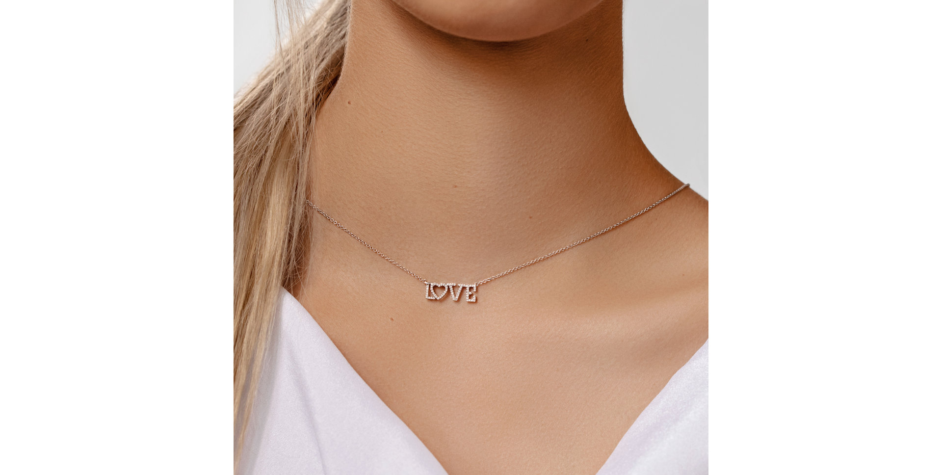 Náhrdelník s diamanty Shiny Love