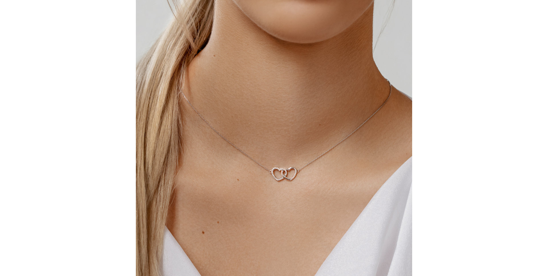 Náhrdelník s diamanty Sparkling Heart